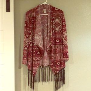 Light throw on jacket